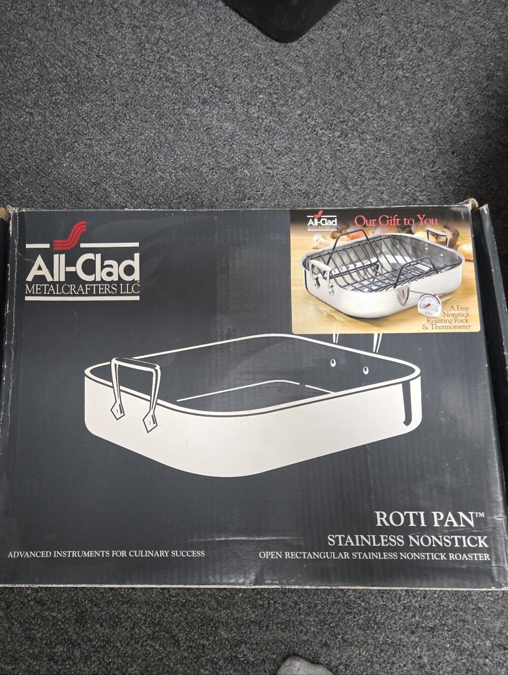 All Clad Stainless Nonstick Roti Pan - Stainless Steel